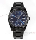 VR-Factory Rolex Oyster Datejust II Black Venom Watch Blue Diamond 41mm